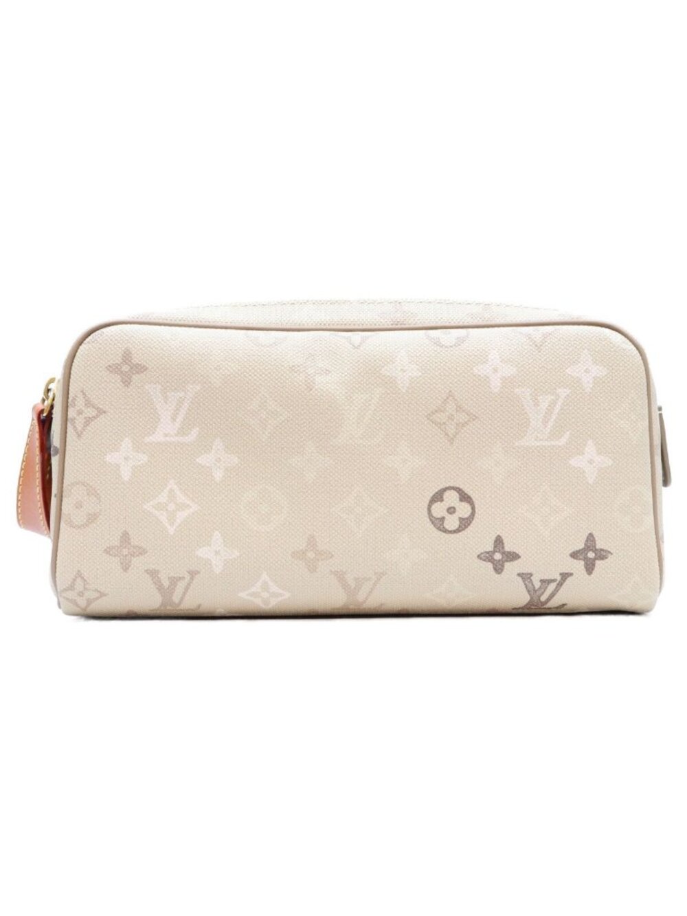 Louis Vuitton Monogram Surplus Canvas Sand Beige Dopp Kit Handbag